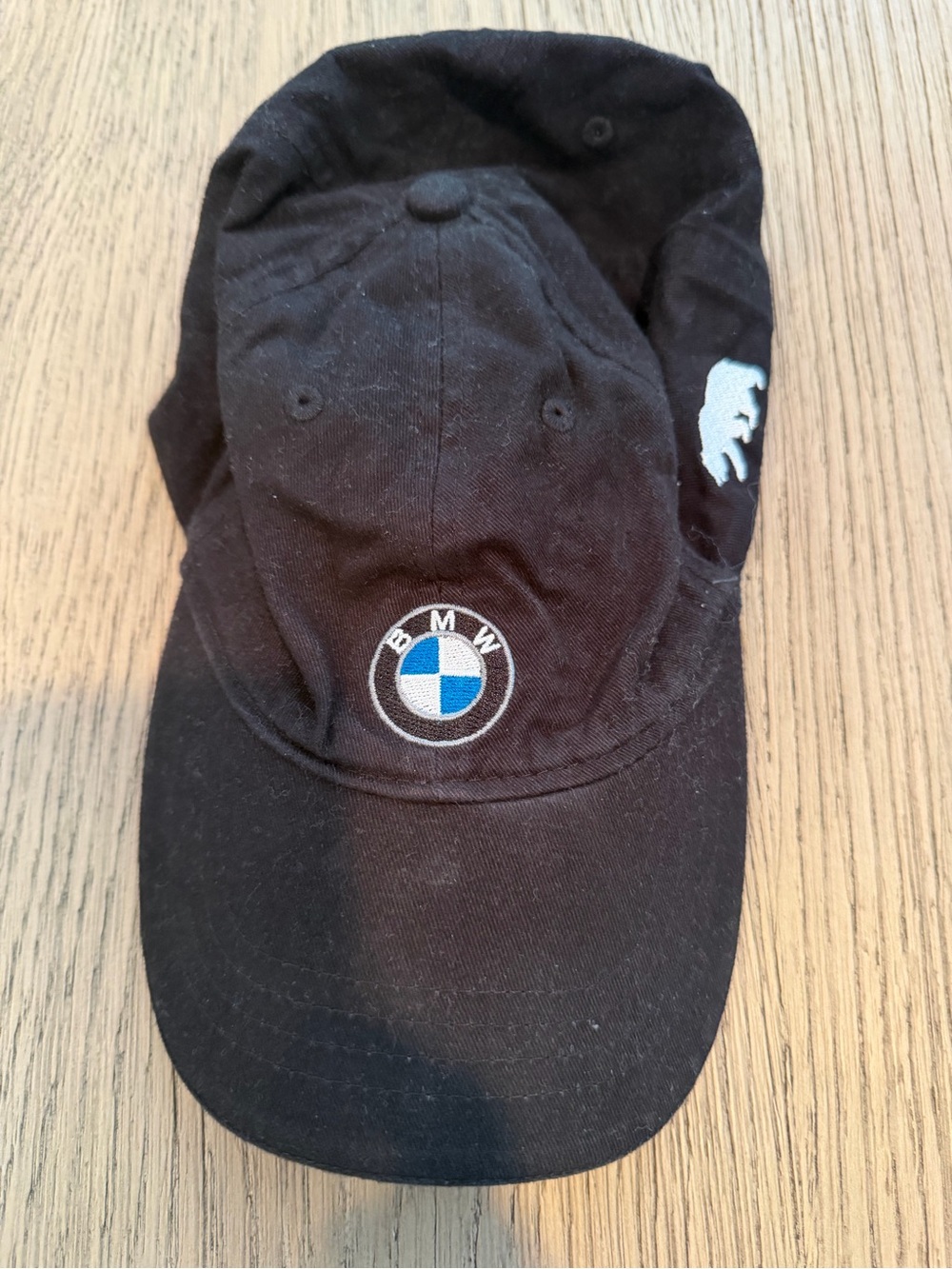 BMW Black Cap with Blue & White Roundel
